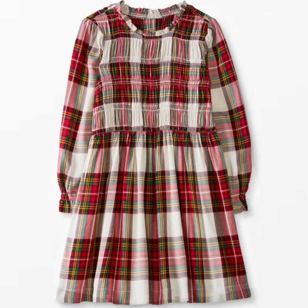 Hanna Anderson Plaid Long Sleeve Dress